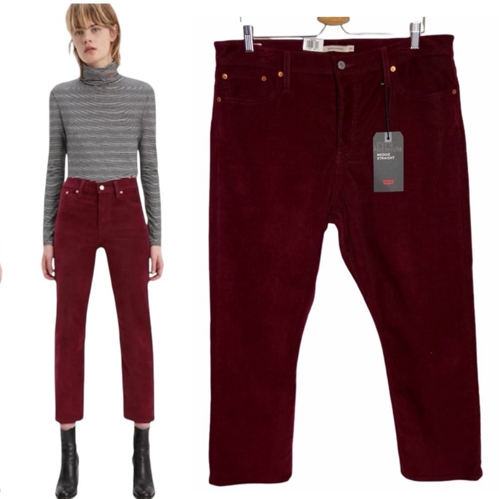 LEVI’S Wedge Fit Straight Corduroy Pants